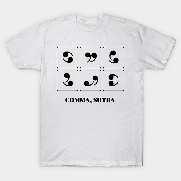 Comma, sutra T-Shirt by Vector-Planet